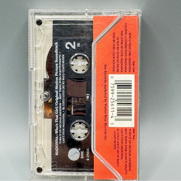 Madonna “Who’s That Girl” Soundtrack Cassette Tape – 1987 – Sire/Warner Bros - Picture 3 of 11